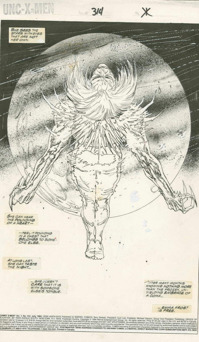 X-Men #314 Page 1 – Bill Sienkiewicz Art