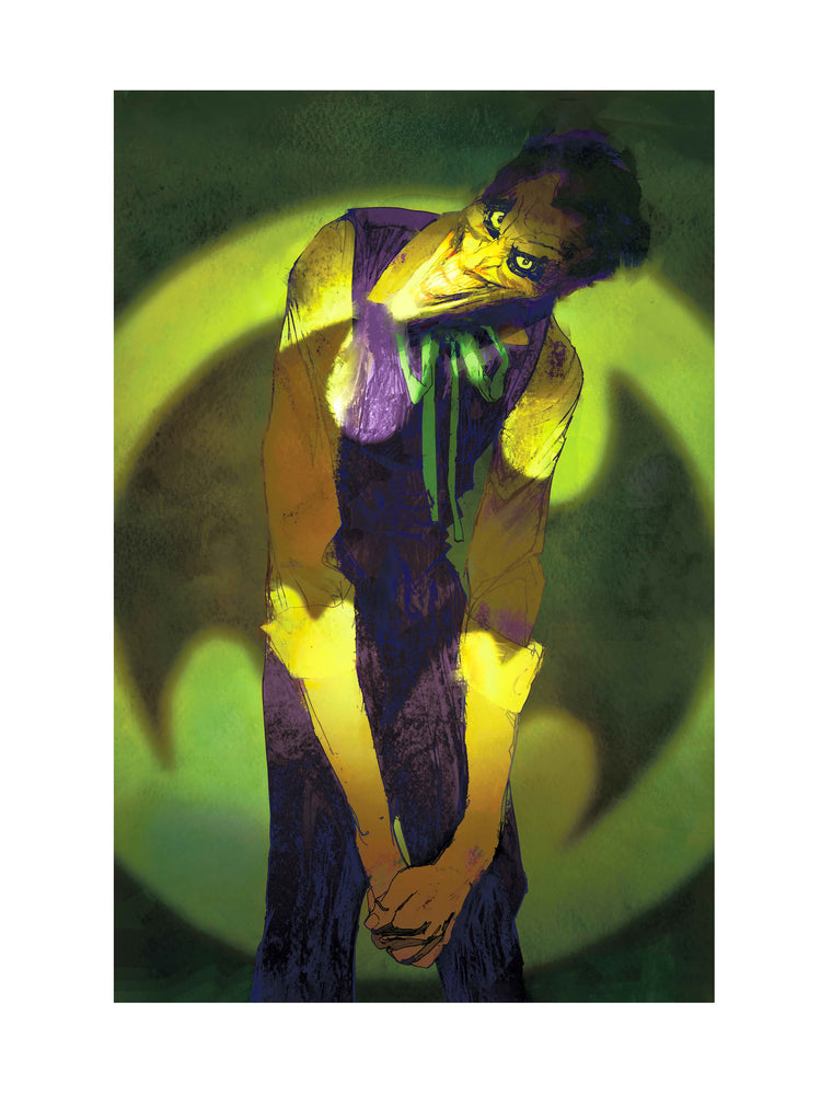 Joker: Bring on the Bat lithograph by Bill Sienkiewicz