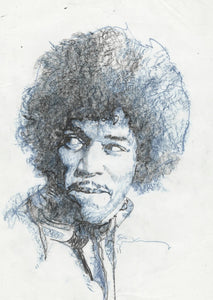 Hendrix Portrait (Black and White)