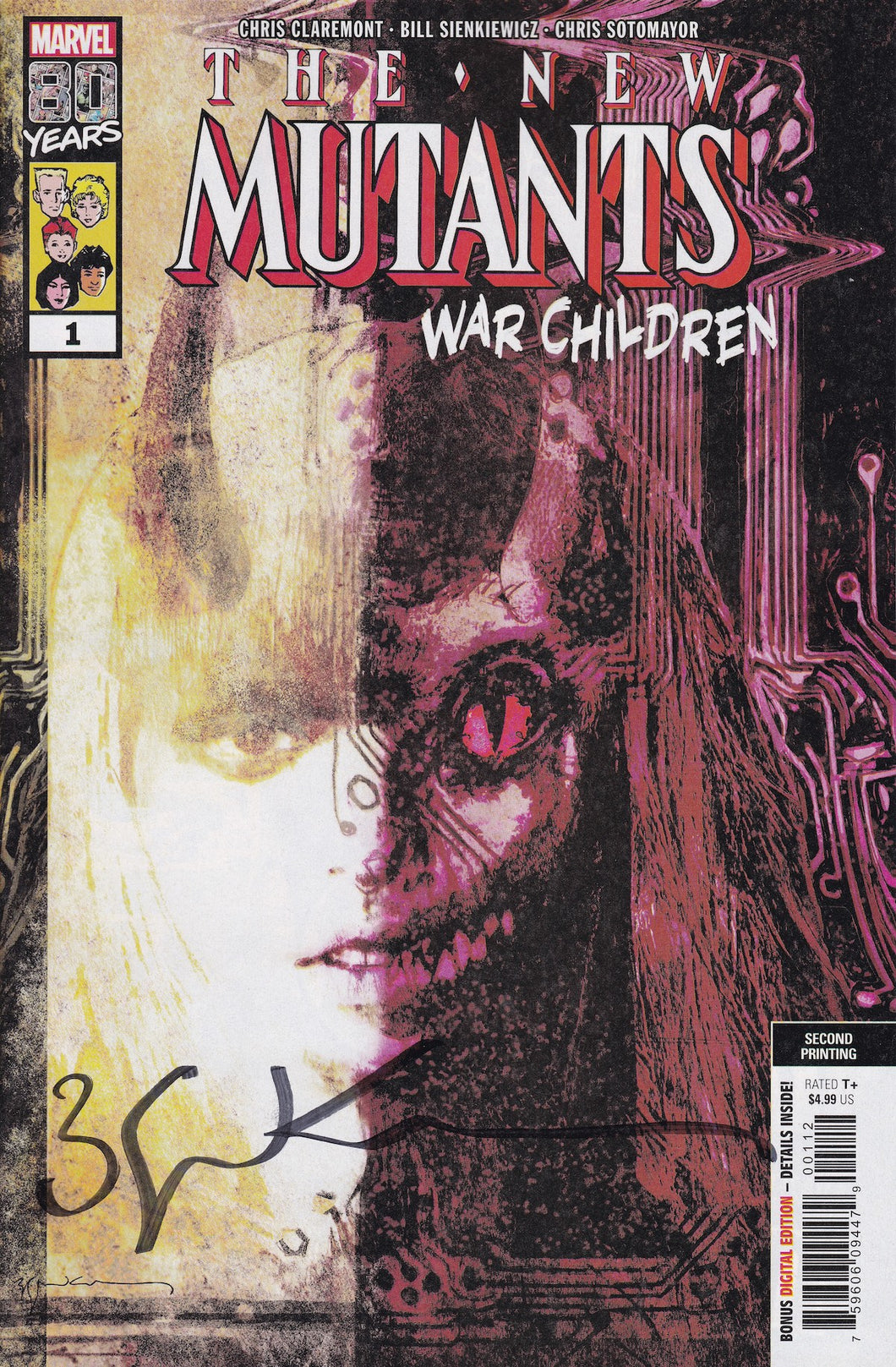 New Mutants War Children #1 Variant Signed (2nd Print)
